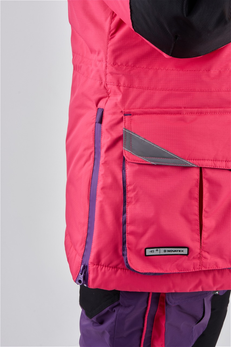 Камчатка МАГМА женский костюм для рыбалки GRAYLING зимний, фуксия